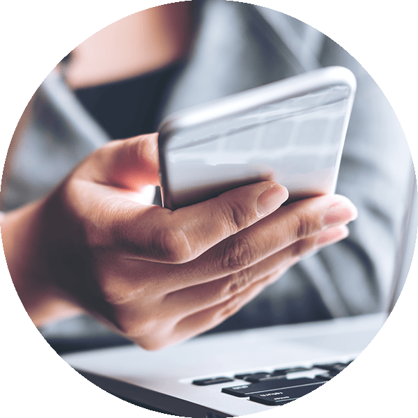 bAV-USP Handy in Hand Nahansicht