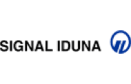 Logo der Signal Iduna in schwarzer Schrift.