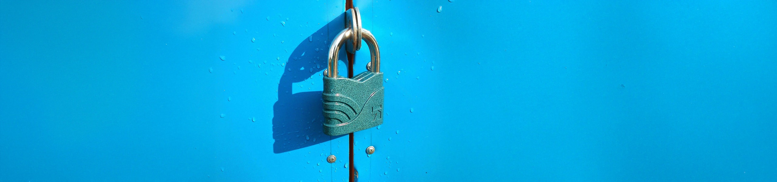 Abbildung eines Mannes im Anzug neben einem Computerbildschirm mit einem Vorhängeschloss-Symbol, das über einem Hintergrund liegt, der zwischen einem Fingerabdruck und einer digitalen Schnittstelle aufgeteilt ist.