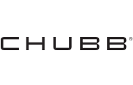 Logo von Chubb mit dem Wort „Chubb“ in fetten, dunklen Großbuchstaben.