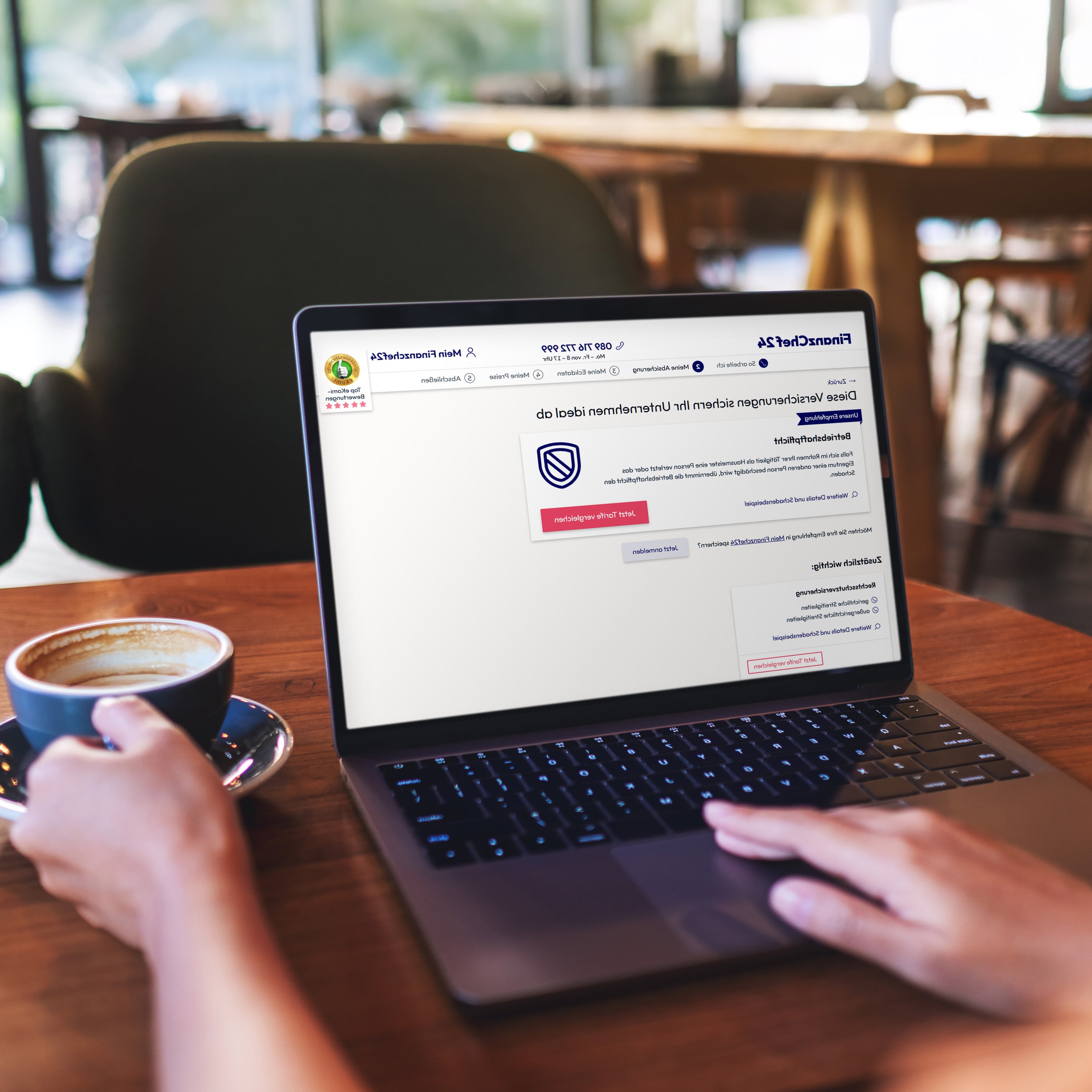 Online-Tarifvergleich Betriebshaftpflicht­versicherung