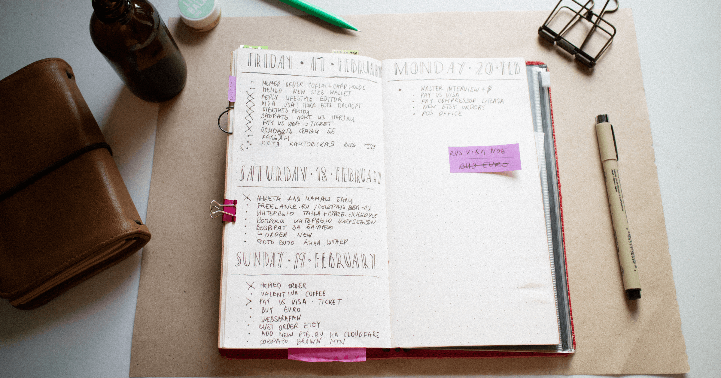 Journaling für Berufs- und Privatleben