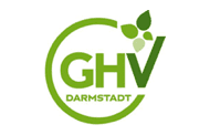 Logo der GHV Darmstadt mit grünem Text.